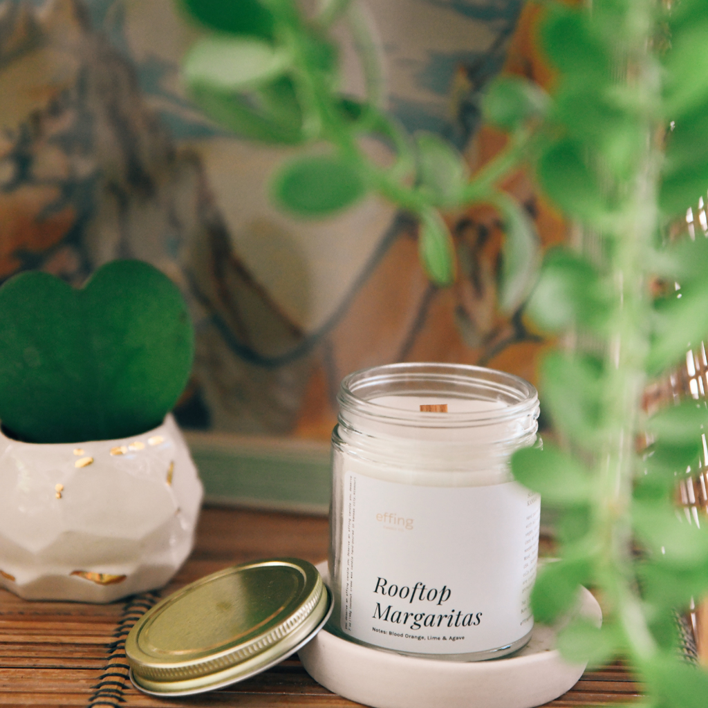 Blood Orange, Lime & Agave Wooden Wick Spring Candle