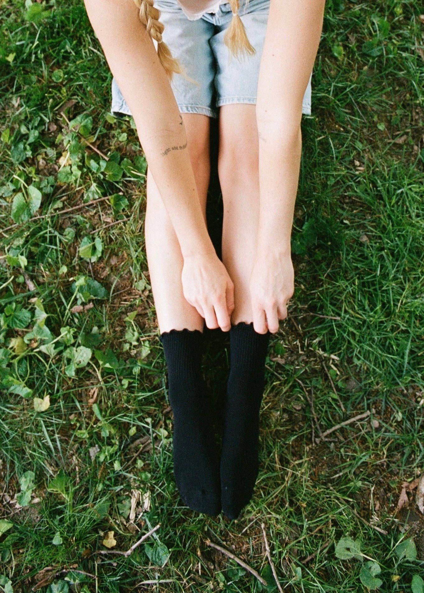 RUFFLE RIB QUARTER SOCK PACK