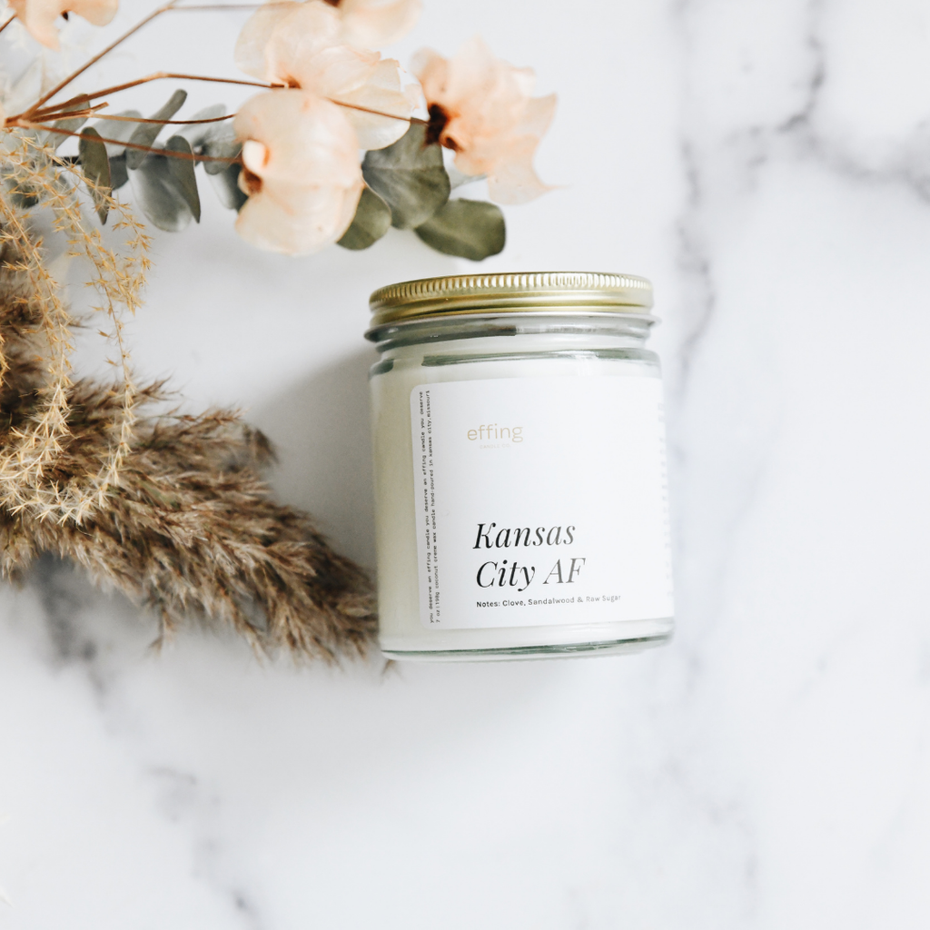 Kansas City AF | Notes: Clove & Sandalwood Candle