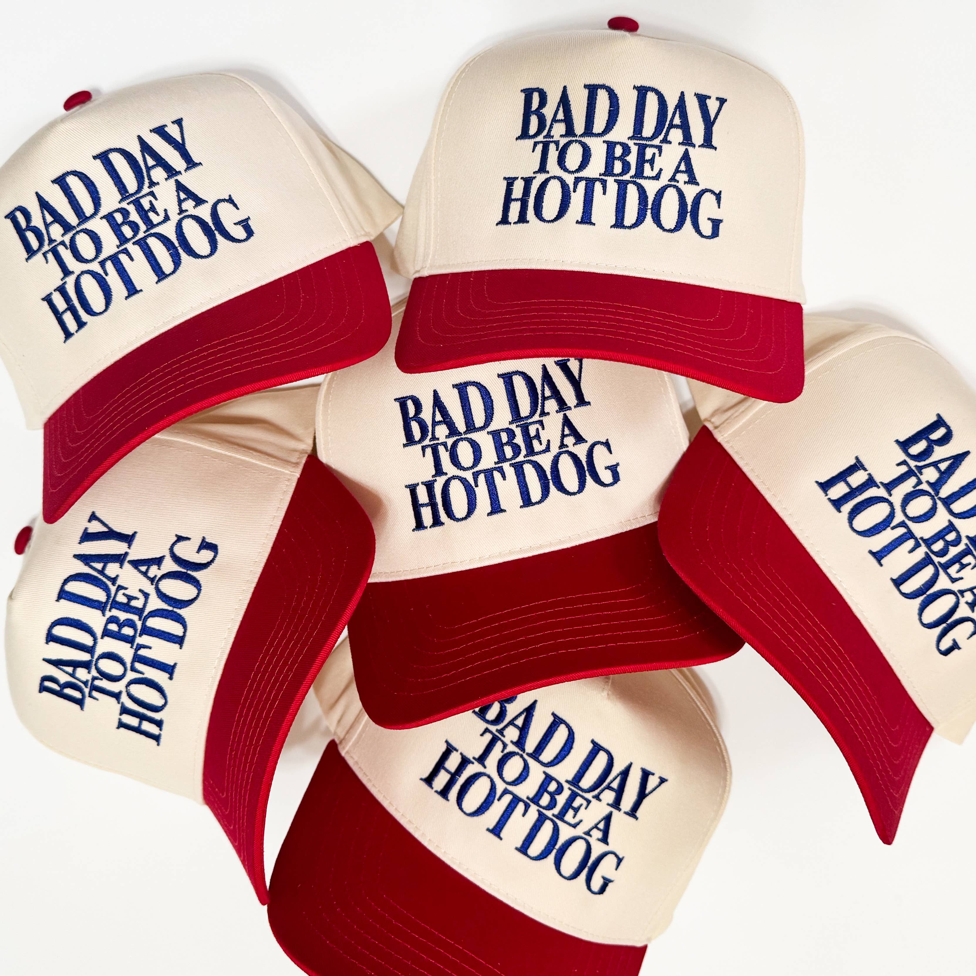 Bad Day to Be a Hot Dog Vintage Trucker Hat *OG DESIGNER*